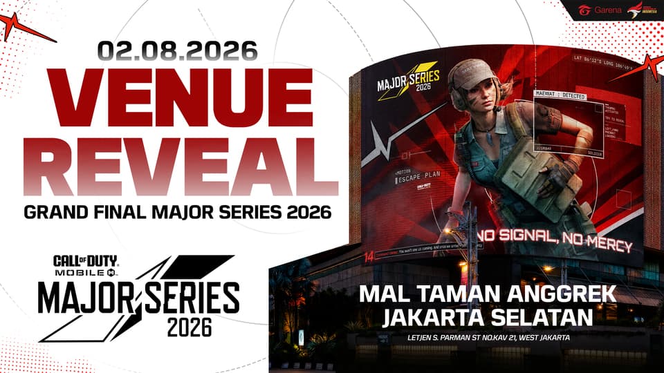Panggung Puncak CODM Major Series 2026 Siap Digelar Gratis di Mall Taman Anggrek