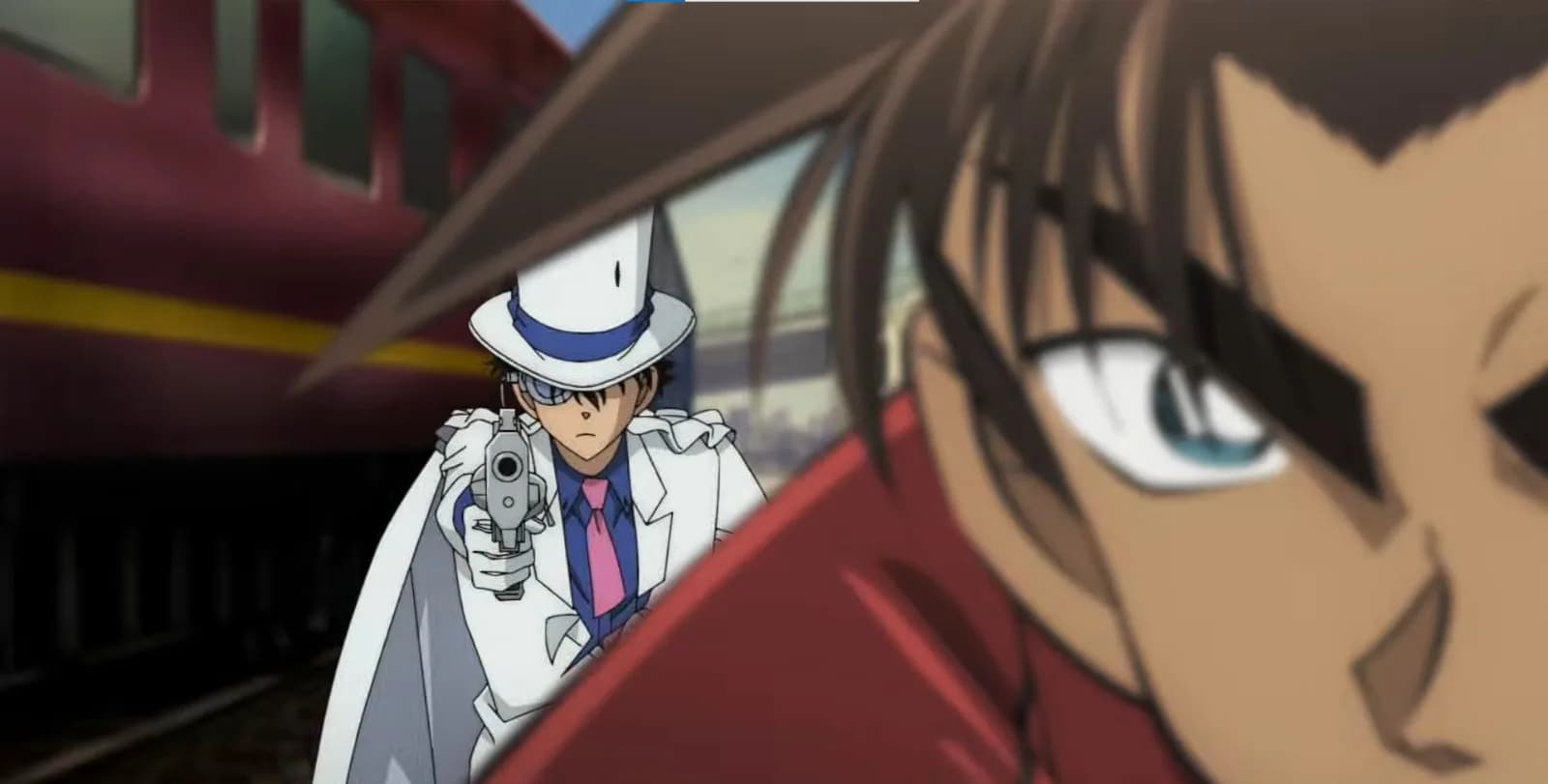 Kerja Sama antara Heiji, Kaito Kid, dan Conan Ketika Memecahkan Kasus (Sumber: Youtube/GSC Movies)