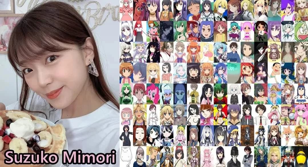 Karakter-Karakter yang Diperankan oleh Suzuko Mimori (Sumber: Reddit)