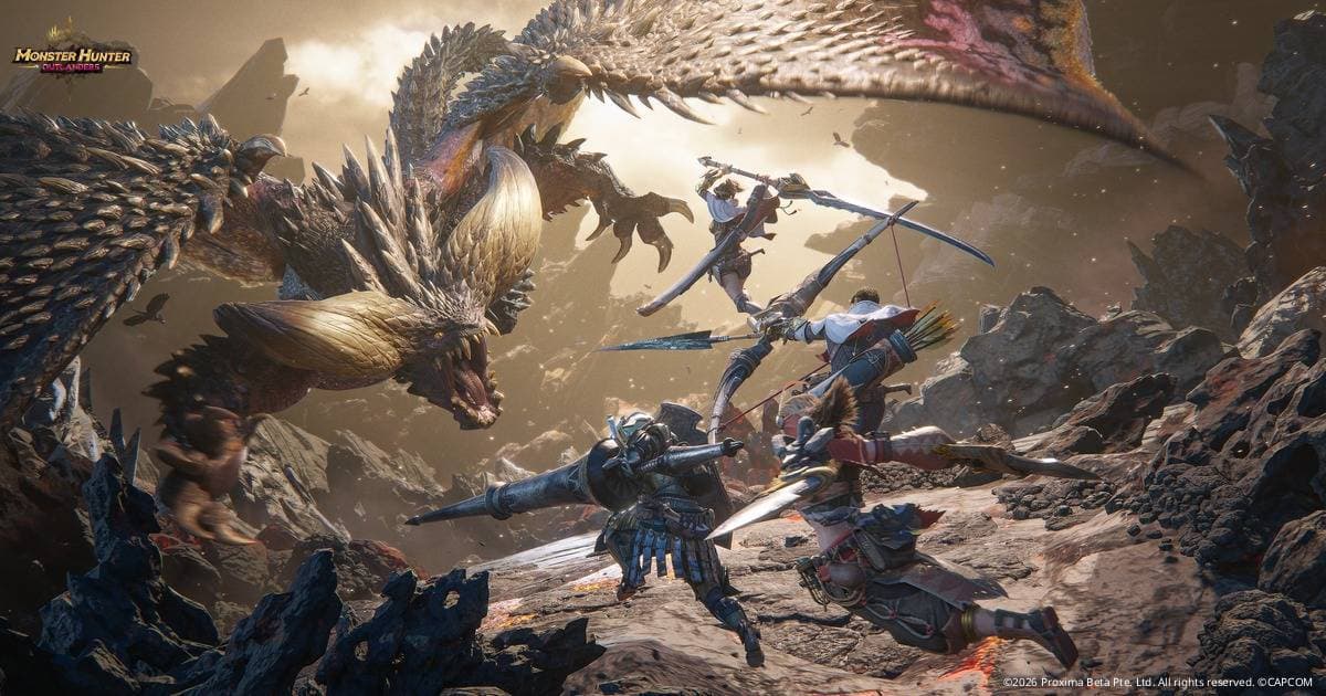 Garena Resmi Mengumumkan Game Mobile Monster Hunter Outlanders, Pra-Registrasi Dibuka