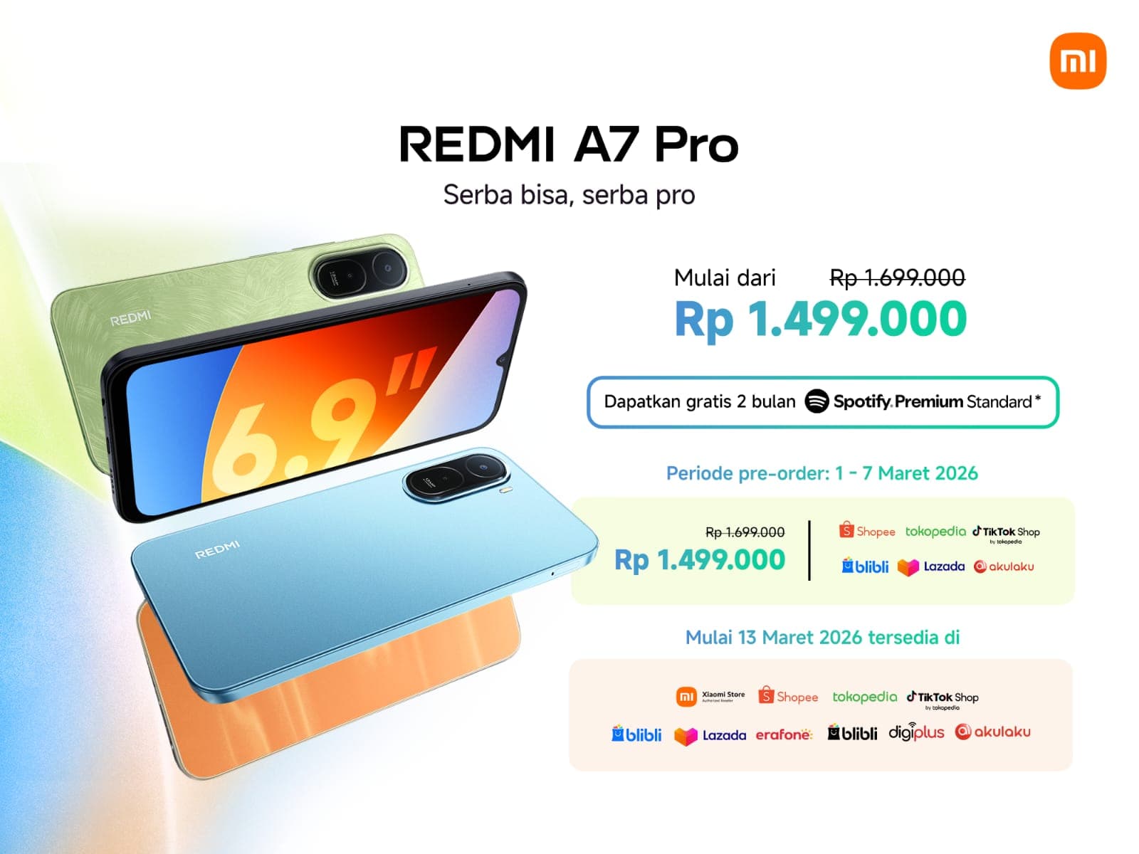 REDMI A7 Pro Harga