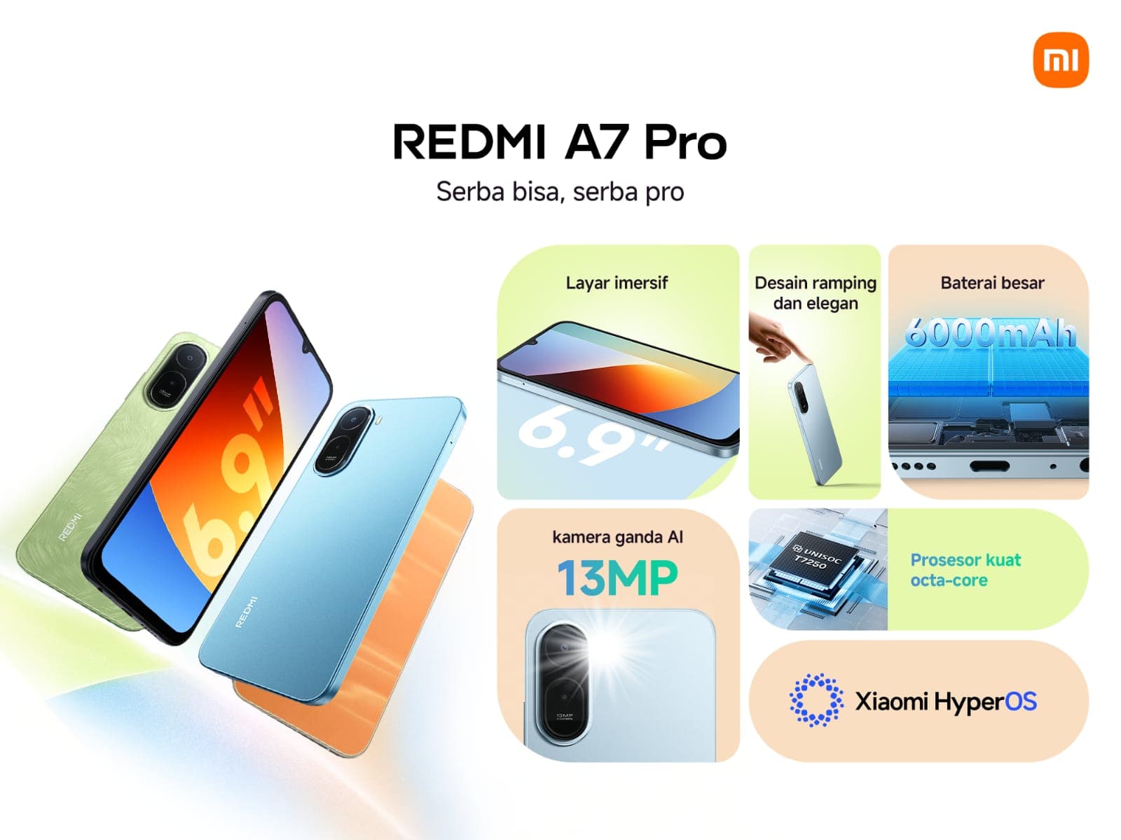 Spesifikasi REDMI A7 pro