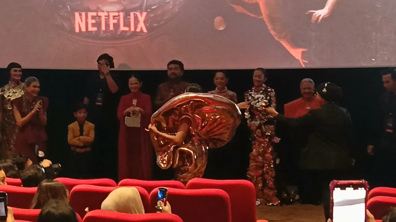 Seluruh Pemain Hadir dalam Gala Premier Serial "Joko Anwar's Nightmares and Daydreams" (Sumber: Redaksi Media Formasi/Diva Mawarni Permana)
