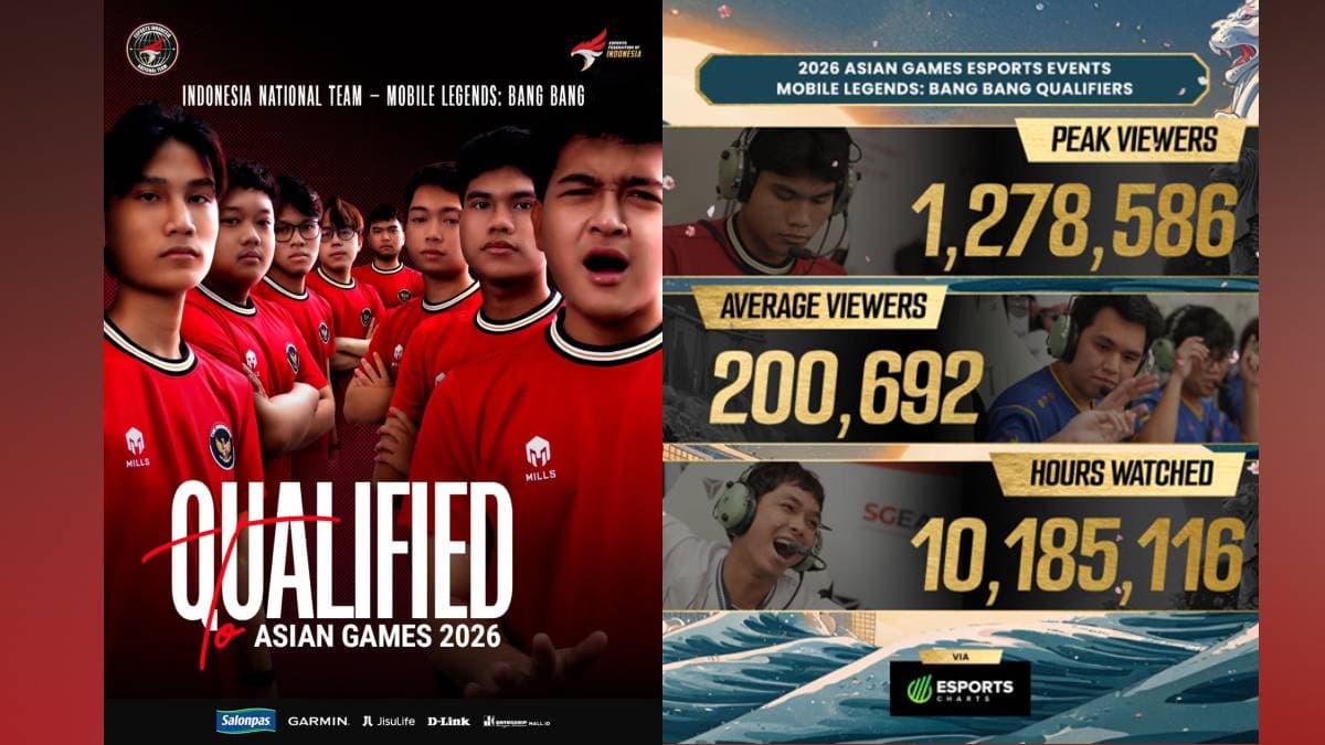 MLBB Asian Games Qualifiers Pecahkan Rekor Penonton Terbanyak dalam Sejarah Esports
