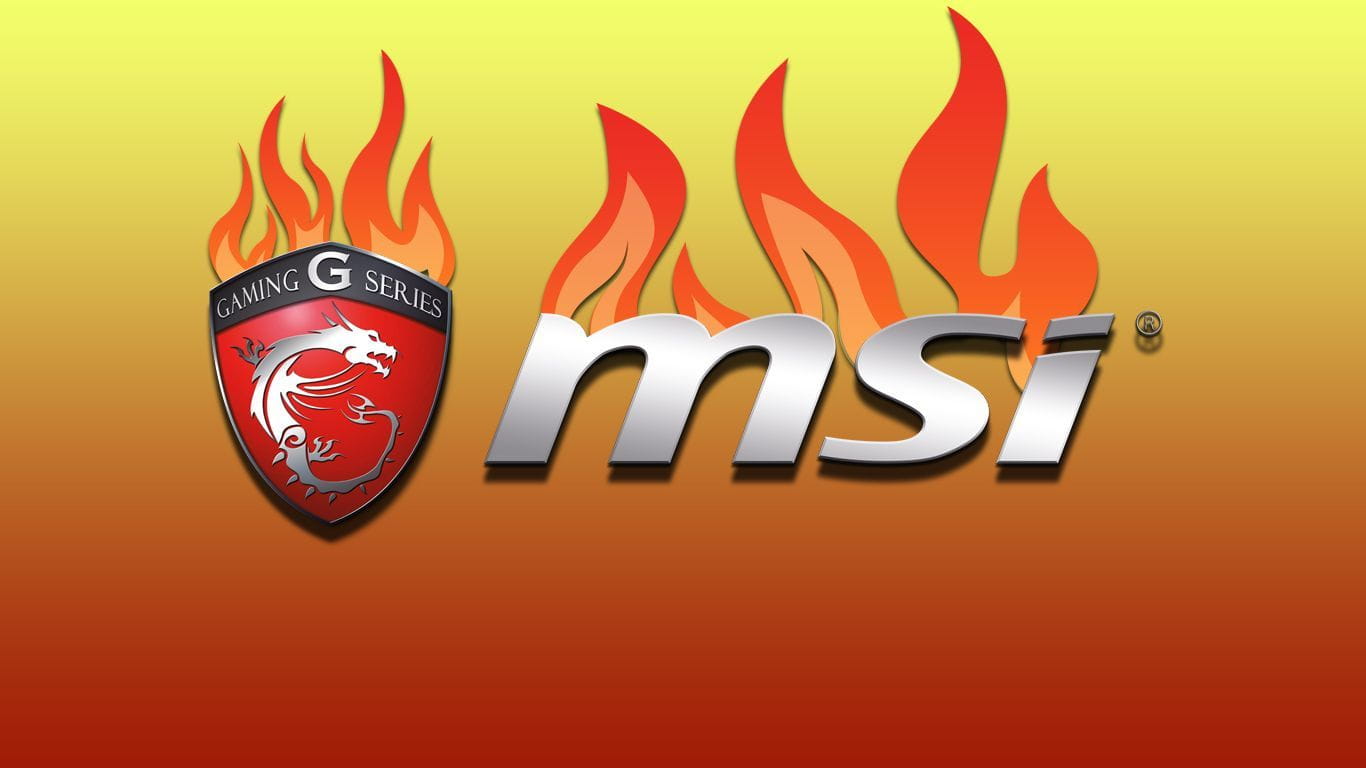 Стандартные обои ноутбуков MSI.