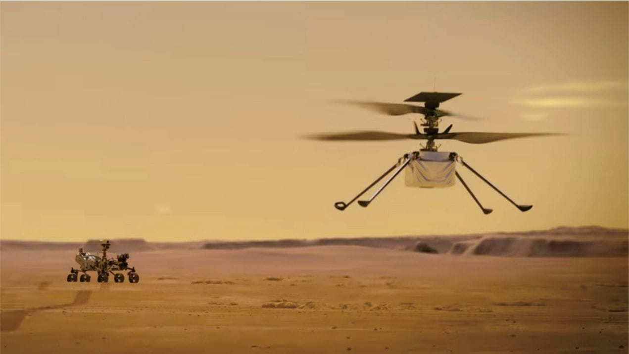 Next April, NASA’s Ingenuity Helicopter Ready to Fly on Planet Mars