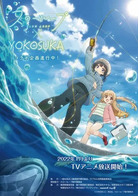  Anime Mancing  Slow Loop Ungkap PV dan Seiyuu Tayang 