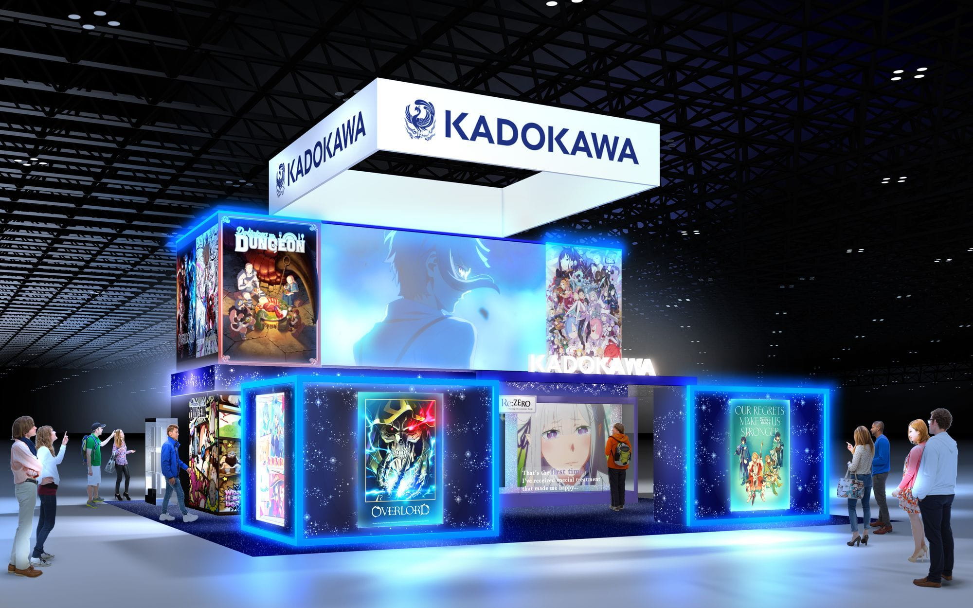 KADOKAWA Ramaikan Anime Expo 2023 Booth Menarik, Merchandise Menggoda