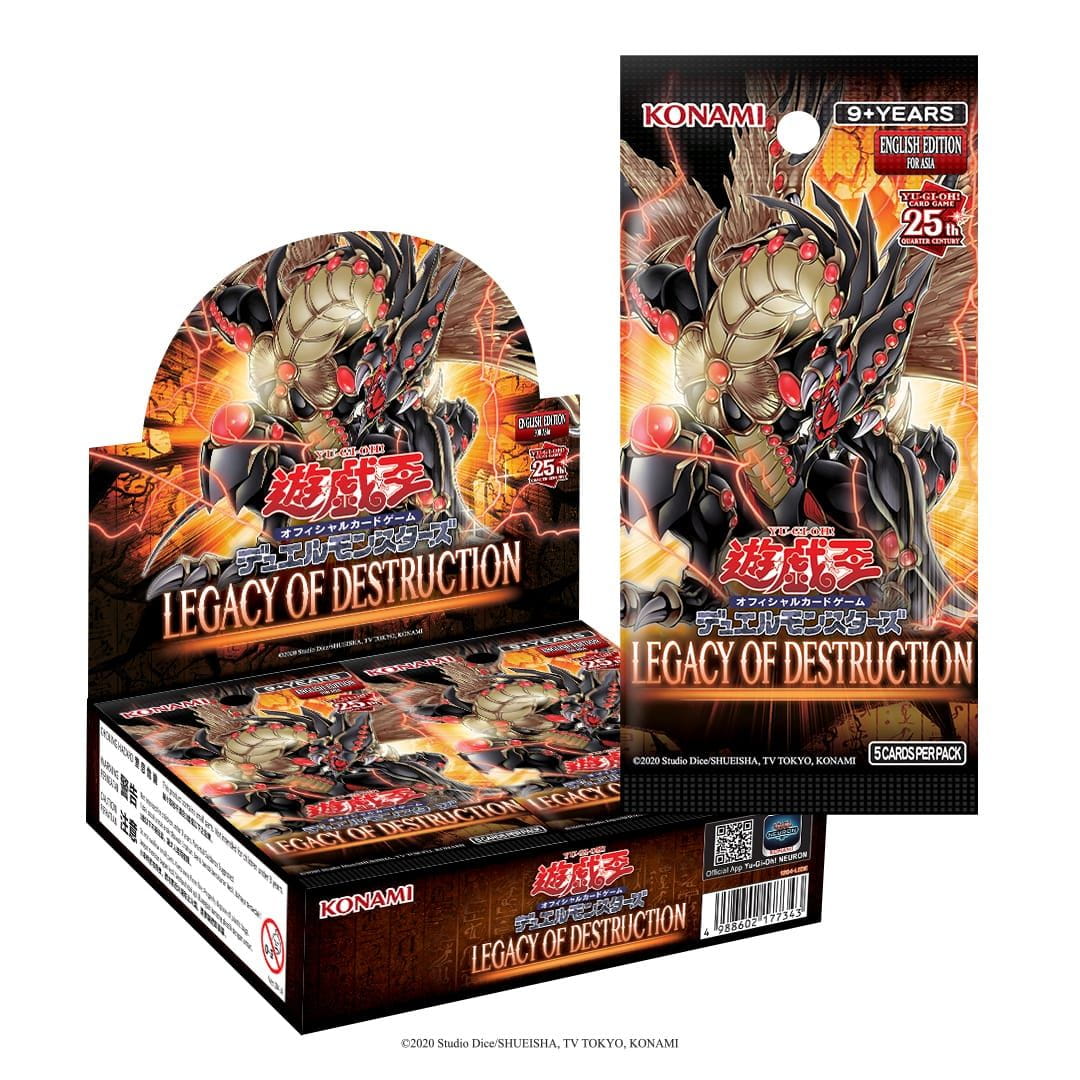 OCG <b>Duel</b> <b>Monsters</b> LEGACY OF DESTRUCTION&quot; -English Edition for Asia- Re...