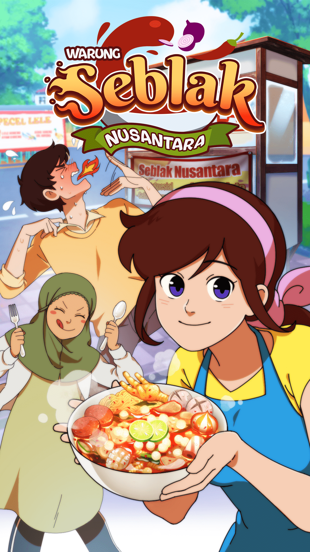 Gambir Studio Rilis Game Baru Bertema Kuliner Warung Seblak Nusantara”